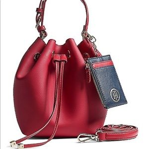 Tommy Hilfiger Star Mini Bucket Bag Lightly Used